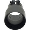 Black Ceramic Coated Stainless Steel Exhaust Tip Clamp-On - image 2