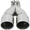 Polished Stainless Steel Dual Exhaust Tip Clamp-On - image 3