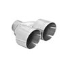 Polished Stainless Steel Dual Exhaust Tip Weld-On - image 2