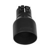Black Ceramic Coated Stainless Steel Exhaust Tip Clamp-On - image 2