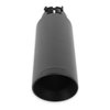 Black Clamp-On Ceramic Coated Stainless Steel Exhaust Tip - image 2