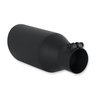15404B Exhaust Tip; 4.5-in. Black Angle Cut Fits 2.5-in. Tubing, 11.00-in Long - Clamp On - image 2