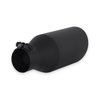15404B Exhaust Tip; 4.5-in. Black Angle Cut Fits 2.5-in. Tubing, 11.00-in Long - Clamp On - image 3