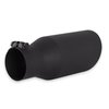 15406B Exhaust Tip; 4.5-in. Black Angle Cut Fits 3.0-in. Tubing, 11.00-in Long - Clamp On - image 3