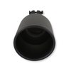 15406B Exhaust Tip; 4.5-in. Black Angle Cut Fits 3.0-in. Tubing, 11.00-in Long - Clamp On - image 4
