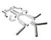 U-Fit Dual Exhaust Pipe Kit Aluminized Steel 3" Tubing - image 3