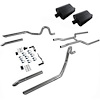 Header-Back Exhaust System With Mufflers Kit 1964-1972 GM A-Body V8 - image 1