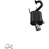 American Thunder Axle-Back Exhaust Systems 1995 - 1998 Mitsubishi Eclipse 1.8L / 2.0L - image 3