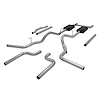 American Thunder Crossmember-back Performance Exhaust System For 1973-1974 Chevrolet and GMC C10, C20 2WD V8 Engines