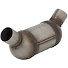 California Pre-OBDII Universal Catalytic Inlet: 2" Angle - image 1