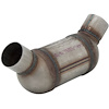 California Pre-OBDII Universal Catalytic Inlet: 2.25" Angle - image 1