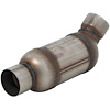 California Pre-OBDII Universal Catalytic Inlet: 2.5" (Angle) - image 1