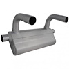 80 Series Cross-Flow Muffler 2.5 in. Dual Inlet/Outlet - image 1