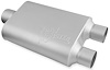 FlowMonster 2-Chamber Muffler - Center In/Dual Out: 3 in./2.500 in. - image 1