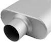 FlowMonster 2-Chamber Muffler - Center In/Dual Out: 3 in./2.500 in. - image 2