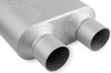 FlowMonster 2-Chamber Muffler - Center In/Dual Out: 3 in./2.500 in. - image 3