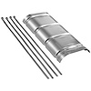 Heat Shield Kit Width: 11"