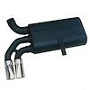 1997-99 Vette Right: 80 Series, 5" Thick Stainless Steel tail pipe extensions - image 1