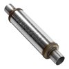 4 in. Round FlowFX Muffler Center In/Center Out: 2.250 in./2.250 in. - image 3