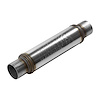 4 in. Round FlowFX Muffler Center In/Center Out: 3 in./3 in. - image 1