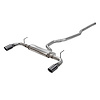 717810 Flow FX Cat-Back Exhaust System; 2014-2022 Jeep Cherokee 3.2-liter 2.5-inch Stainless Steel, 3.5-inch Black Ceramic Tips - image 1