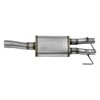 Oval FlowFX Muffler 2009-2018 Dodge Ram 1500 Trucks 5.7L Center In/Dual Out: 3.000 in./2.250 in. - image 3