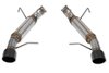 FlowFX Axle-Back Exhaust System 2011-2012 Ford Mustang GT 5.0L Coupe/Convertible - Black Ceramic Tips - image 2