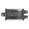 4" x 9" Oval FlowFX Muffler Center In/Dual Out: 3.00"/2.50" - image 2