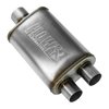 4" x 9" Oval FlowFX Muffler Center In/Dual Out: 3.00"/2.50" - image 3
