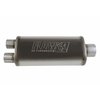 5 in. x 8 in. Oval FlowFX Muffler Center In/Dual Out: 3.500 in./2.500 in. - image 2