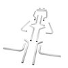 U-Fit Dual Exhaust Pipe Kit 409S Stainless Steel 2.25" Tubing - image 2