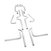 U-Fit Dual Exhaust Pipe Kit 409S Stainless Steel 2.25" Tubing - image 3