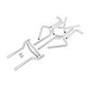 U-Fit Dual Exhaust Pipe Kit 409S Stainless Steel 2.5" Tubing - image 2