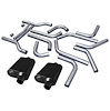 U-Fit Dual Exhaust Pipe Kit 409S Stainless Steel 2.5" Tubing - image 1