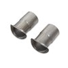 U-Fit Dual Exhaust Pipe Kit 409S Stainless Steel 3" Tubing - image 3