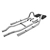 American Thunder Header-Back Exhaust System 1955-1957 Chevy Car V8 (Except Convertible/Wagon) - image 1