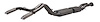 817530 American Thunder Cat-Back Exhaust System 2003-06 Hummer H2/SUT 6.0L V8 - image 1