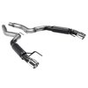 Outlaw Axle-Back Exhaust System 2015-2019 Ford Mustang 2.3L EcoBoost, 3.7L V6 - image 2