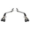 Outlaw Axle-Back Exhaust System 2018-2019 Ford Mustang GT 5.0L V8 - Black Ceramic Quad Tips - image 3
