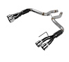 Outlaw Axle-Back Exhaust System 2018-2019 Ford Mustang GT 5.0L V8 - Polished Quad Tips - image 1