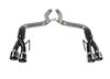 Outlaw Axle-Back Exhaust System 2018-2019 Ford Mustang GT 5.0L V8 - Polished Quad Tips - image 2