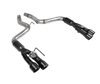 Outlaw Axle-Back Exhaust System 2018-2019 Ford Mustang GT 5.0L V8 - Black Ceramic Quad Tips - image 3