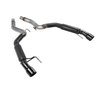 Outlaw Axle-Back Exhaust System 2015-2017 Ford Mustang 5.0L V8 - Black Tips - image 3