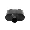 Super 10 Series Delta Flow Muffler Center In 2.5"/Dual Out: 2.25" - image 4