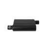 Super 44 Series Delta Flow Muffler Offset In/Offset Out: 2.5" - image 4