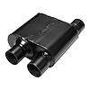Super 10 Series Crossflow Muffler Offset In/Dual Out: 2.5" - image 1