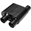 Super 10 Series Crossflow Muffler Offset In/Dual Out: 2.5" - image 2
