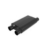 80 Series Cross-Flow Muffler Offset In/Dual Out: 2.5" - image 2