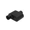 Super 10 Series Delta Flow Muffler Offset In/Center Out: 3" - image 1