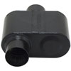 Super 10 Series Delta Flow Muffler Offset In/Center Out: 3" - image 2